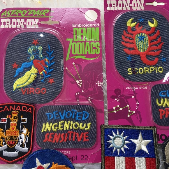 15 patches Martha’s Vineyard zodiac Virgo Scorpio - Picture 2 of 5